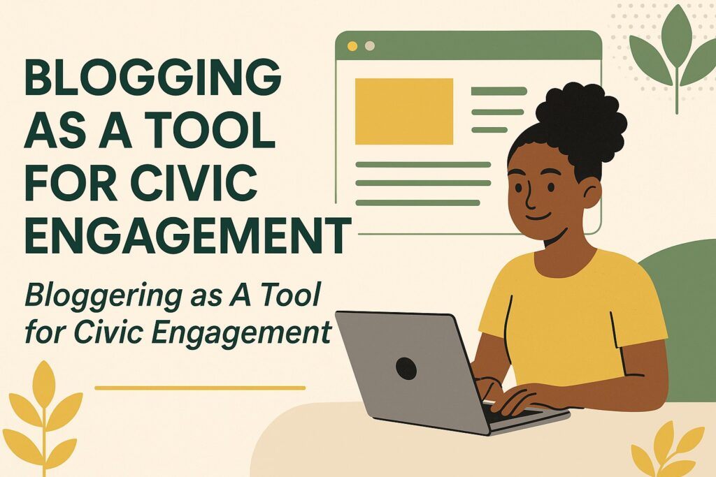 Blogging as a Tool for Civic Engagement